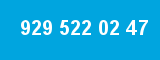 929 522 02 47 929 522 02 47